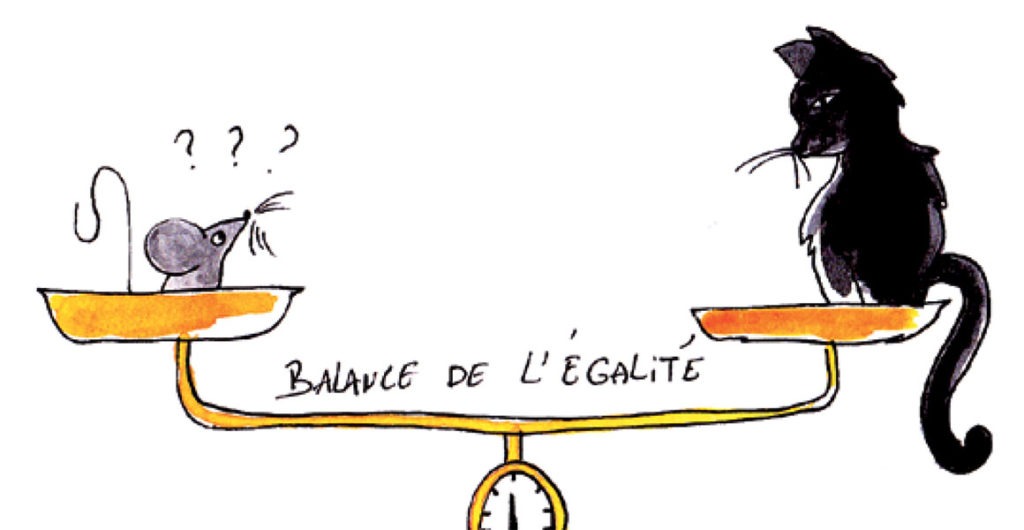 Balance de l'égalité